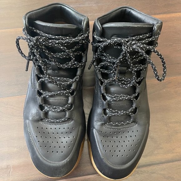 Under Armour Curry 1 Lux Mid MVP Leather Black Gum 1296616-001 Mens Size 9.5 main image 6